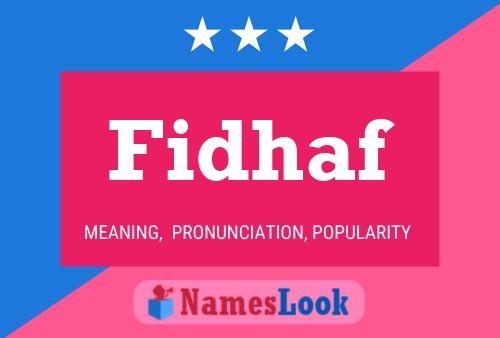 ملصق اسم Fidhaf