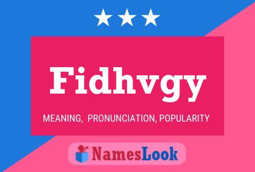 ملصق اسم Fidhvgy