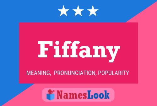 ملصق اسم Fiffany