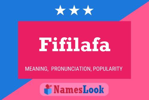 ملصق اسم Fifilafa