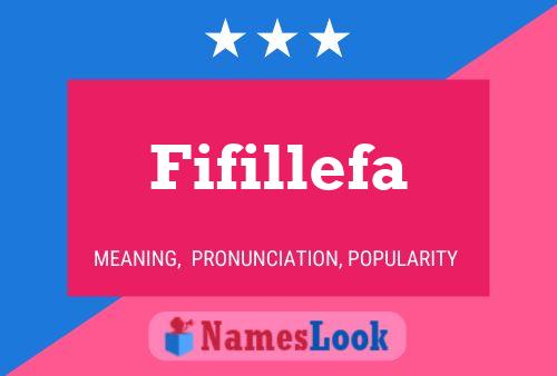 ملصق اسم Fifillefa