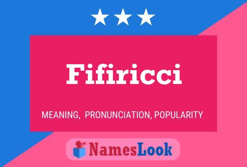 ملصق اسم Fifiricci