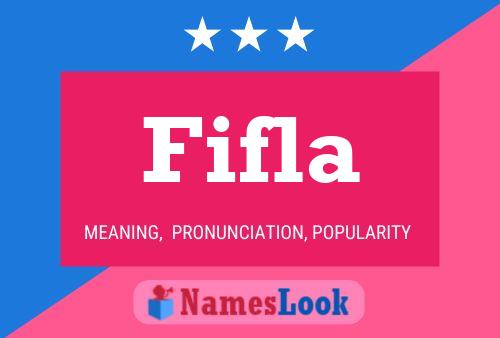 ملصق اسم Fifla