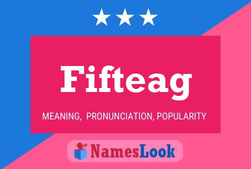 ملصق اسم Fifteag