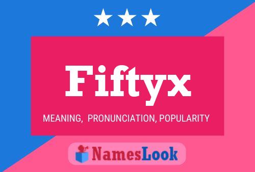 ملصق اسم Fiftyx