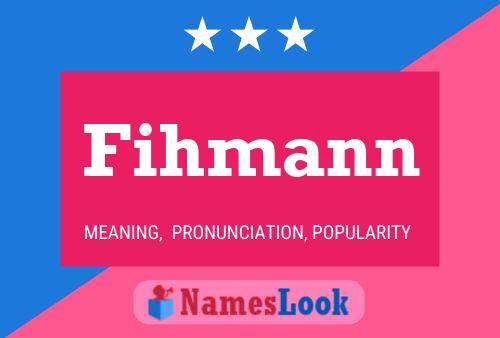 ملصق اسم Fihmann