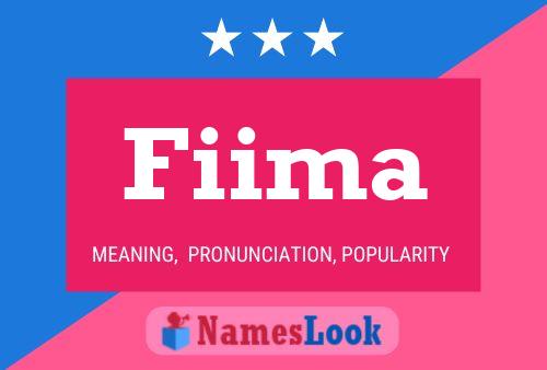 ملصق اسم Fiima