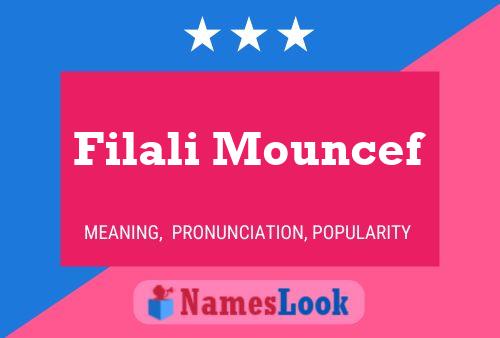 ملصق اسم Filali Mouncef