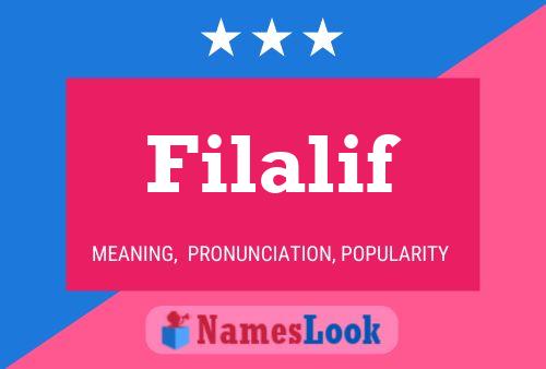 ملصق اسم Filalif