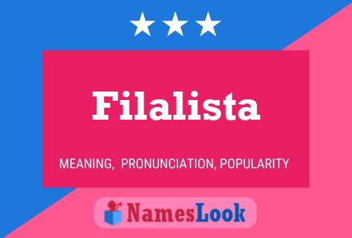 ملصق اسم Filalista