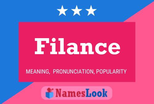 ملصق اسم Filance