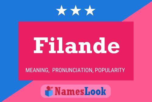 ملصق اسم Filande