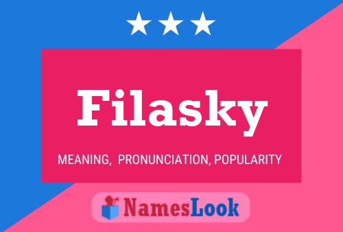 ملصق اسم Filasky