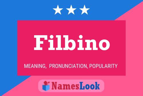 ملصق اسم Filbino