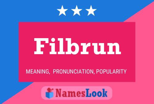 ملصق اسم Filbrun