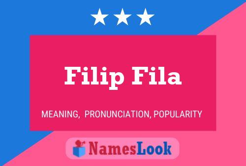 ملصق اسم Filip Fila