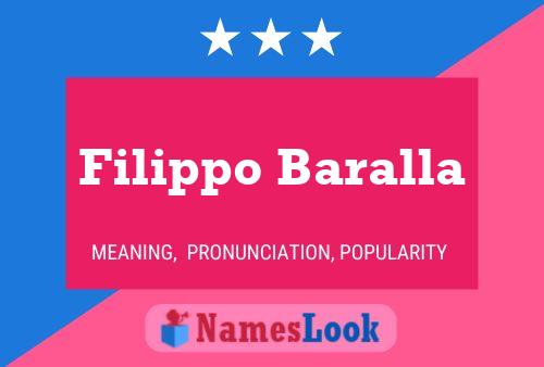 ملصق اسم Filippo Baralla