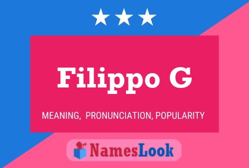 ملصق اسم Filippo G