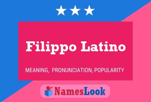 ملصق اسم Filippo Latino