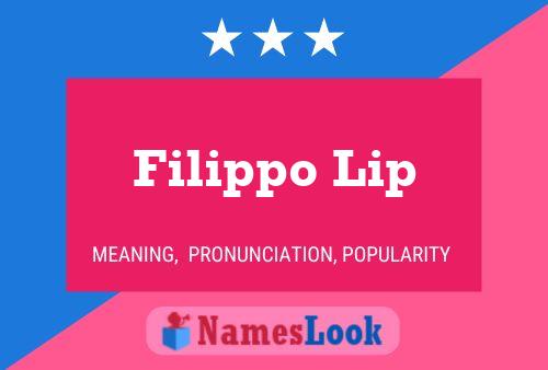 ملصق اسم Filippo Lip