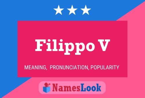 ملصق اسم Filippo V