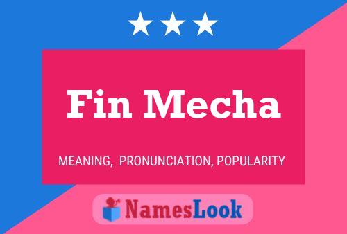 ملصق اسم Fin Mecha