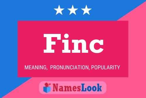 ملصق اسم Finc