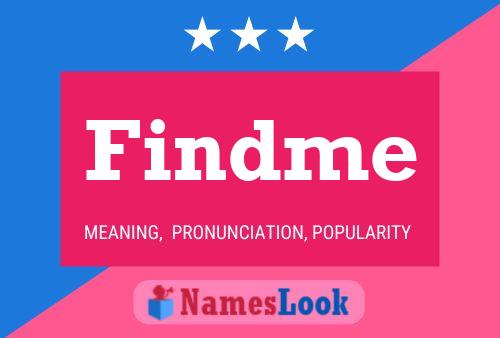 ملصق اسم Findme