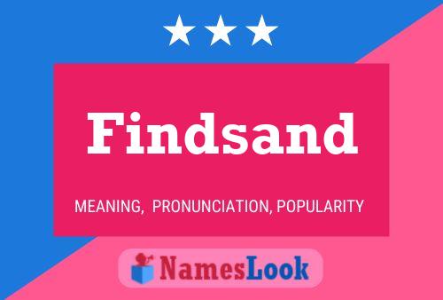 ملصق اسم Findsand