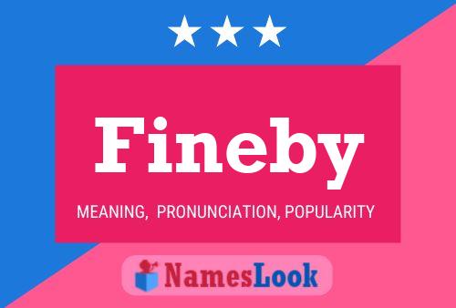 ملصق اسم Fineby