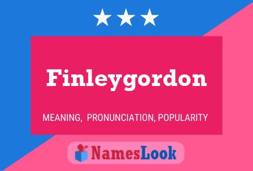 ملصق اسم Finleygordon