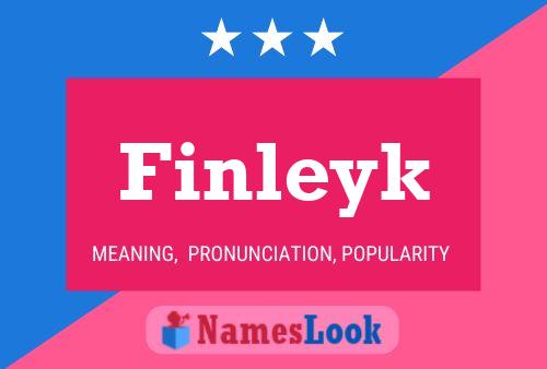 ملصق اسم Finleyk