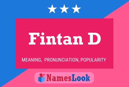 ملصق اسم Fintan D