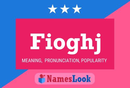 ملصق اسم Fioghj