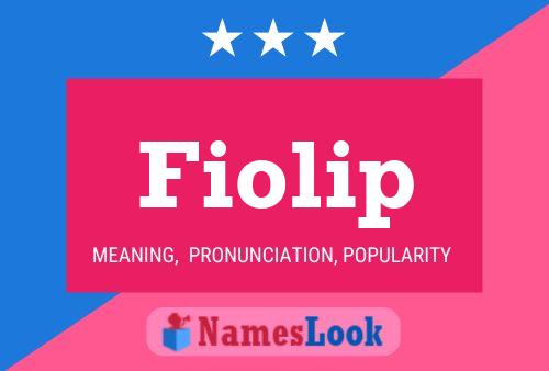 ملصق اسم Fiolip