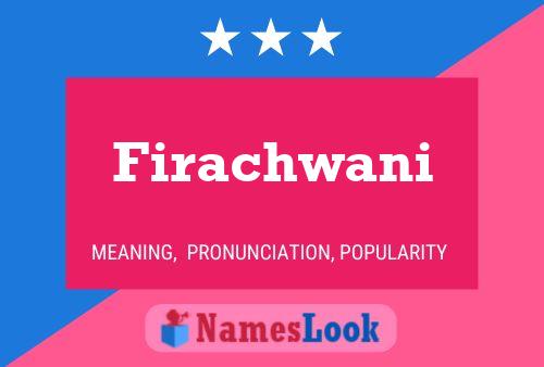 ملصق اسم Firachwani