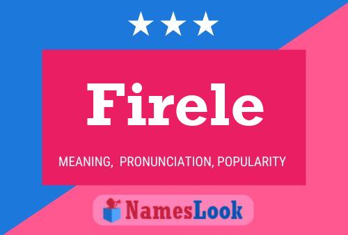 ملصق اسم Firele