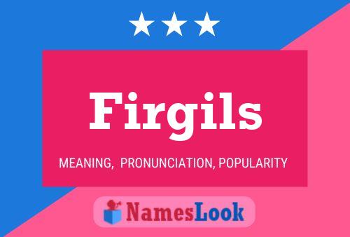 ملصق اسم Firgils