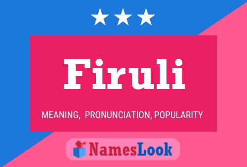 ملصق اسم Firuli