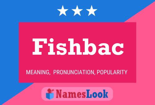 ملصق اسم Fishbac