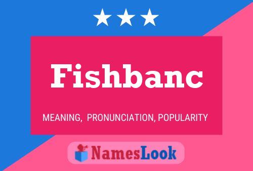 ملصق اسم Fishbanc