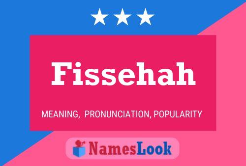 ملصق اسم Fissehah