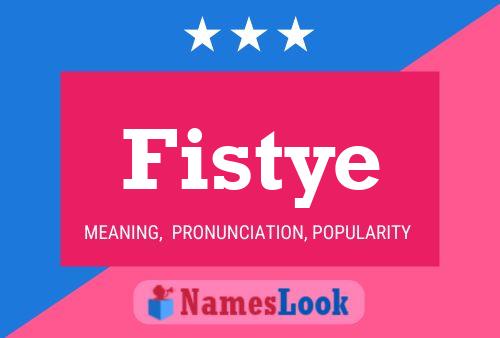 ملصق اسم Fistye