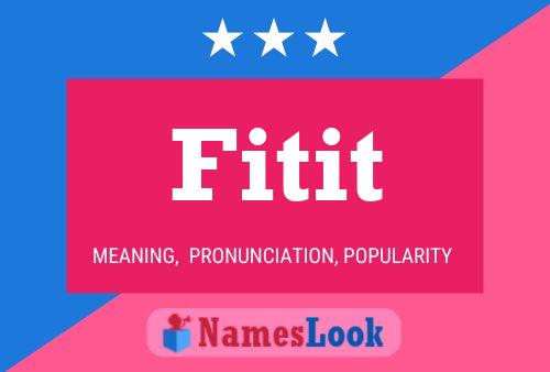 ملصق اسم Fitit