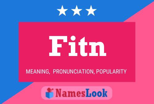 ملصق اسم Fitn