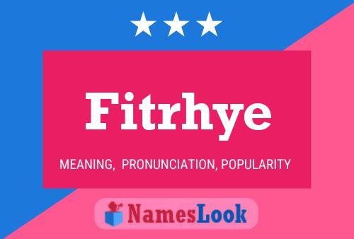 ملصق اسم Fitrhye