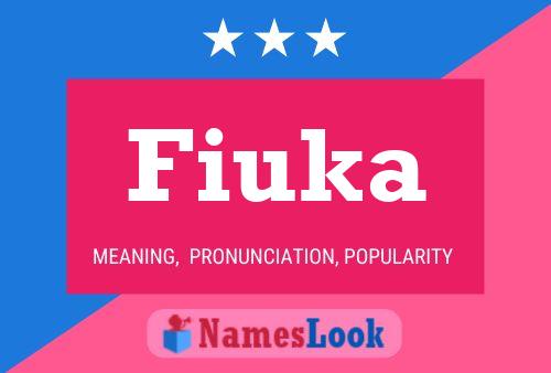 ملصق اسم Fiuka