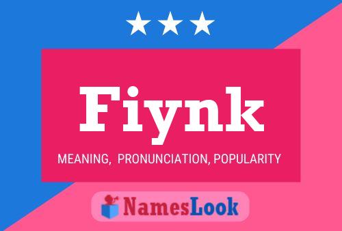 ملصق اسم Fiynk