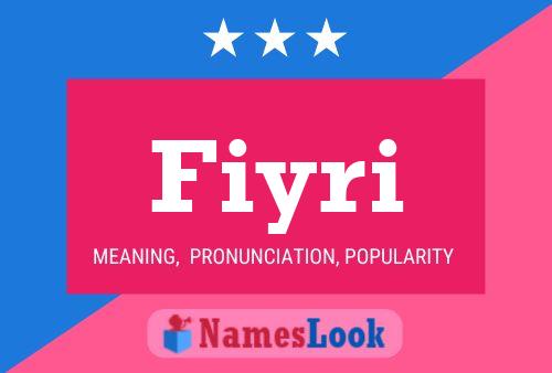 ملصق اسم Fiyri