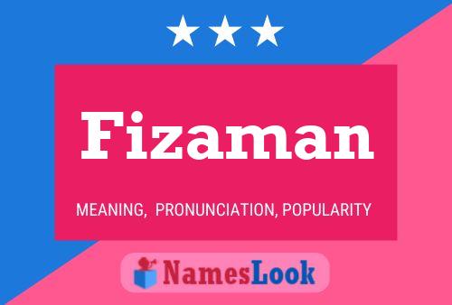 ملصق اسم Fizaman